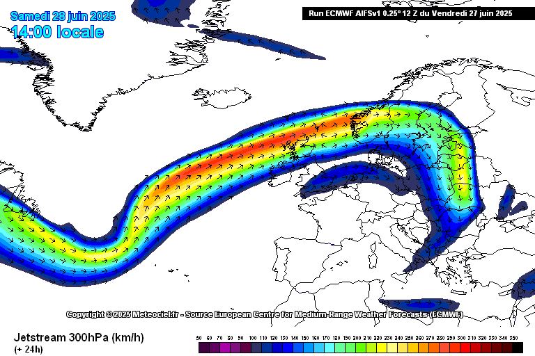Jet stream indisponible