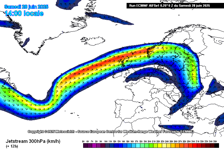 Jet stream indisponible