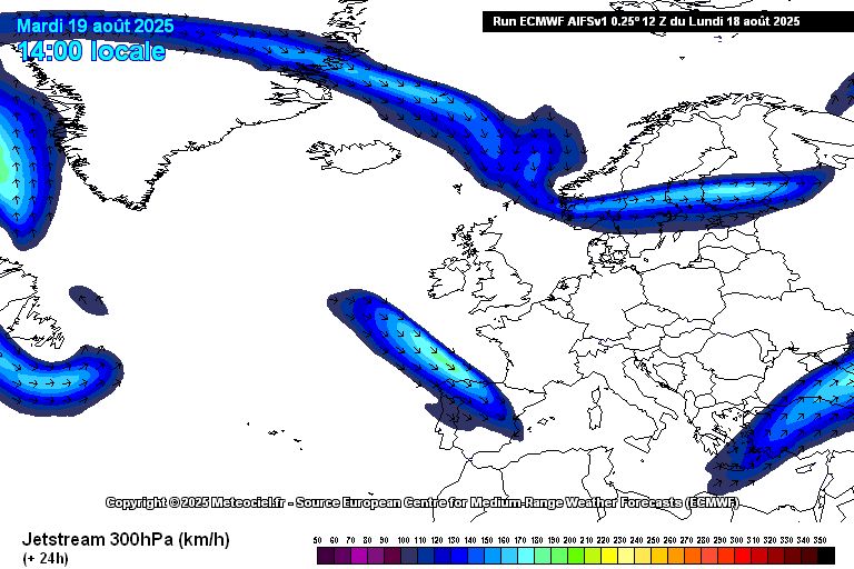 Jet stream indisponible