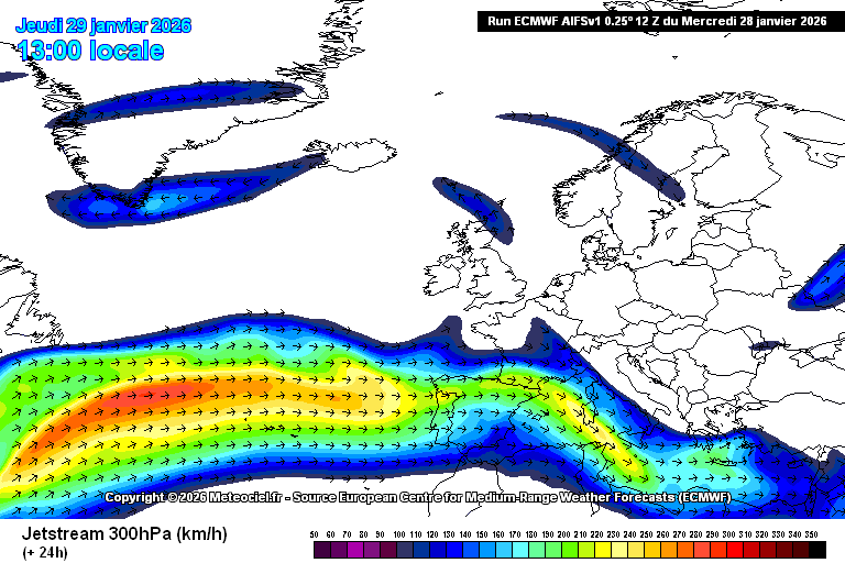 Jet stream indisponible