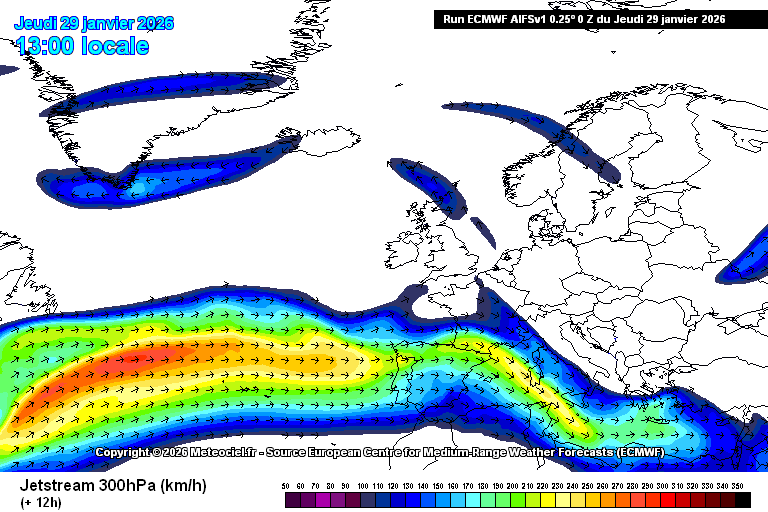 Jet stream indisponible