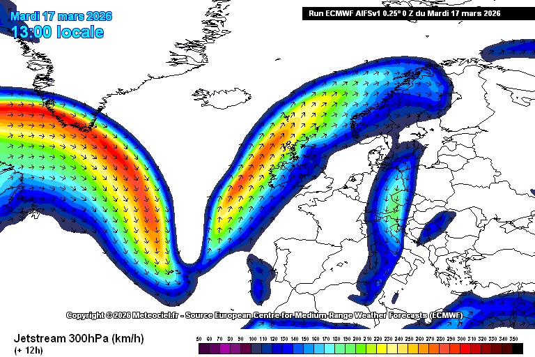 Jet stream indisponible