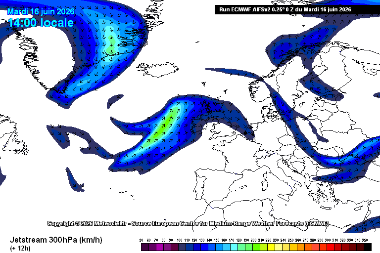Jet stream indisponible