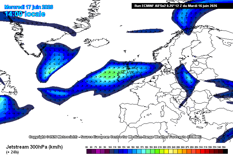 Jet stream indisponible
