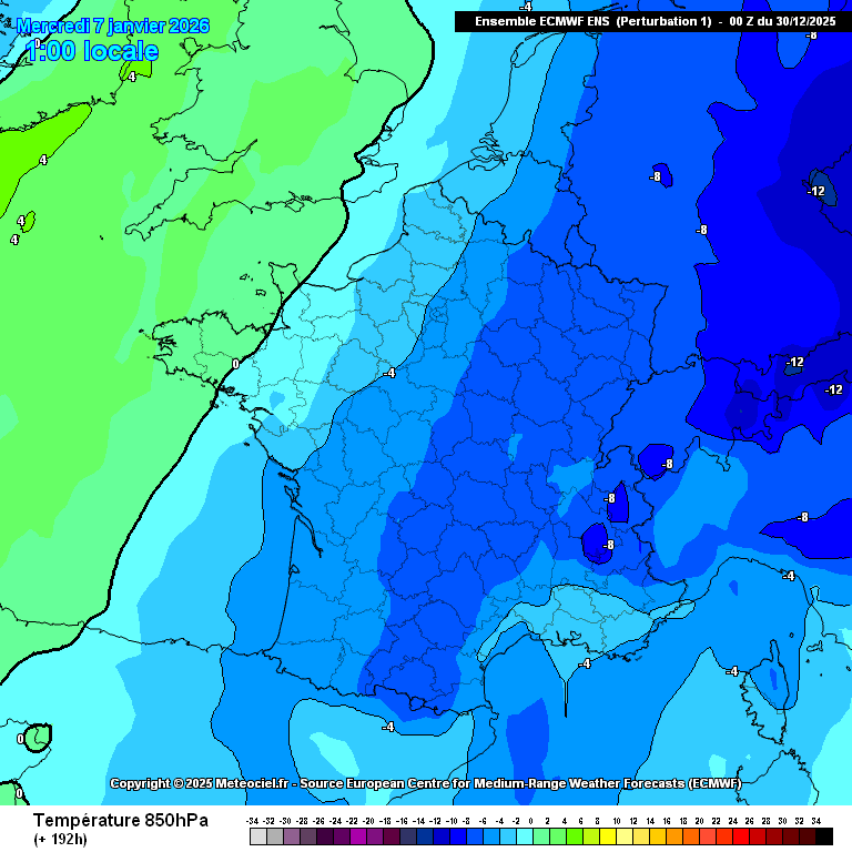 Meteociel Cartes Ensemble CEP/ECMWF ENS